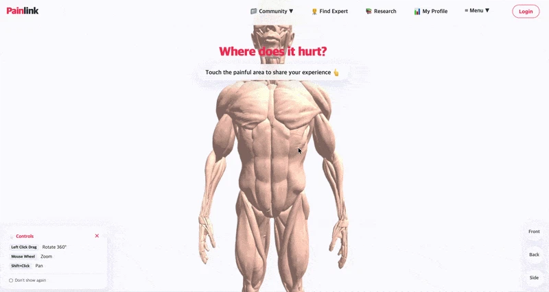 Painlink screenshot 1