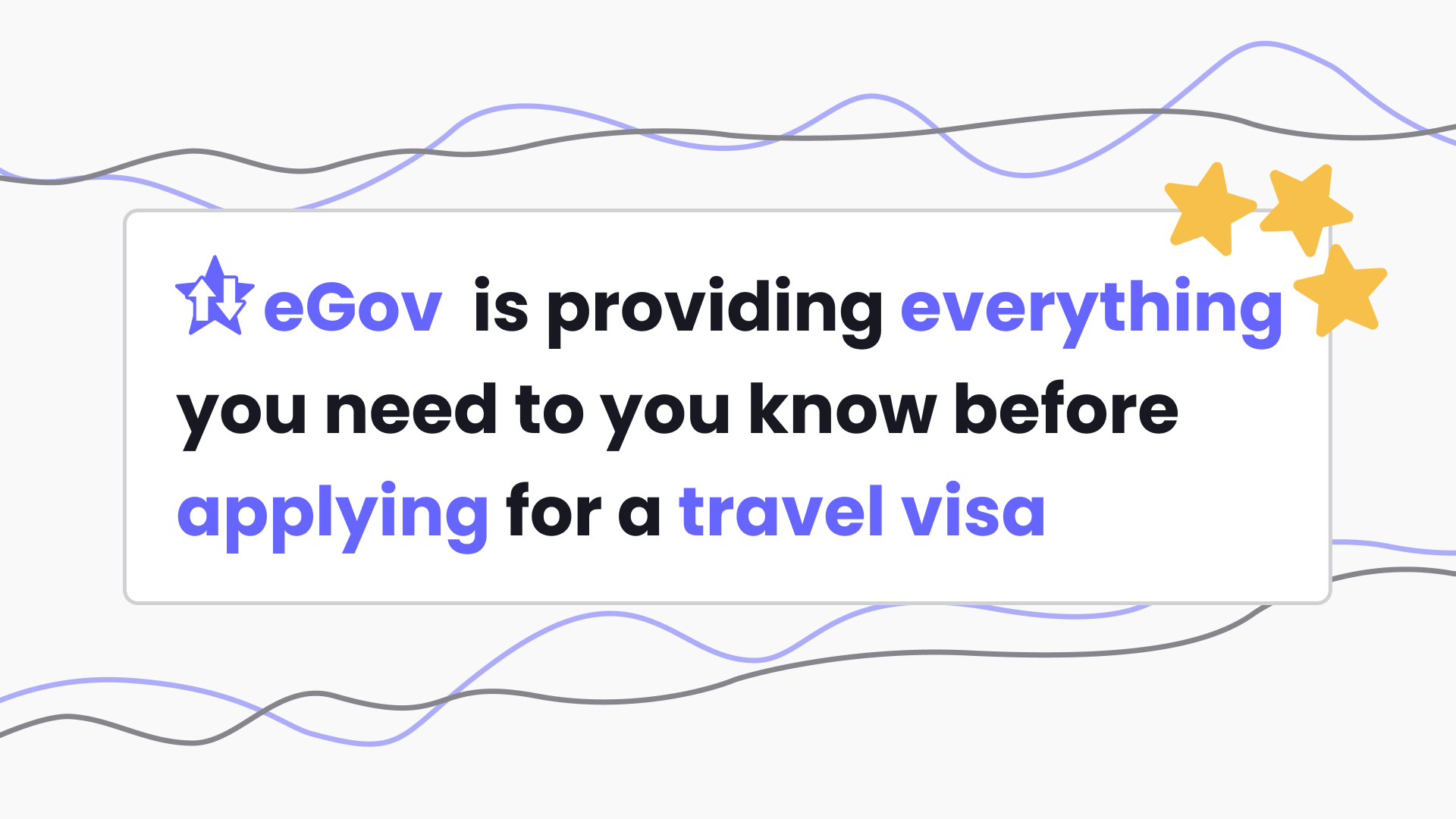 startuptile eGov-Streamlined guide for all pre-travel visa application steps