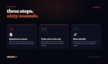 resumebot gallery image