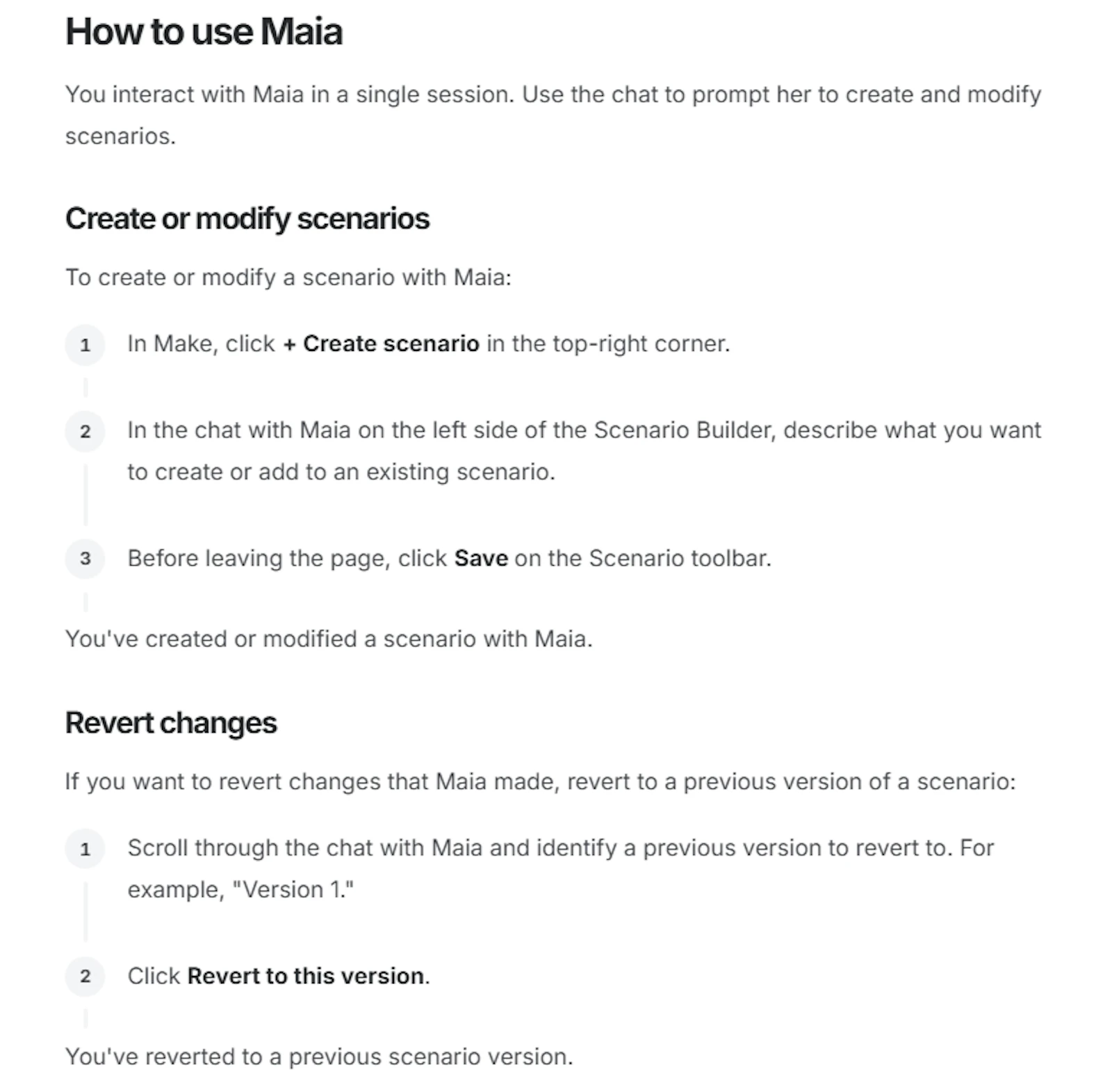 Maia by Make screenshot 5