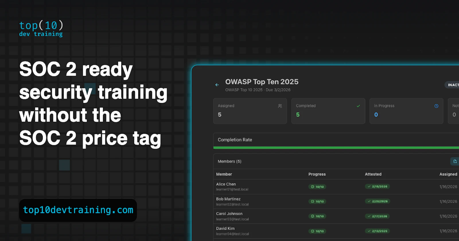 Top 10 Dev Training screenshot 1