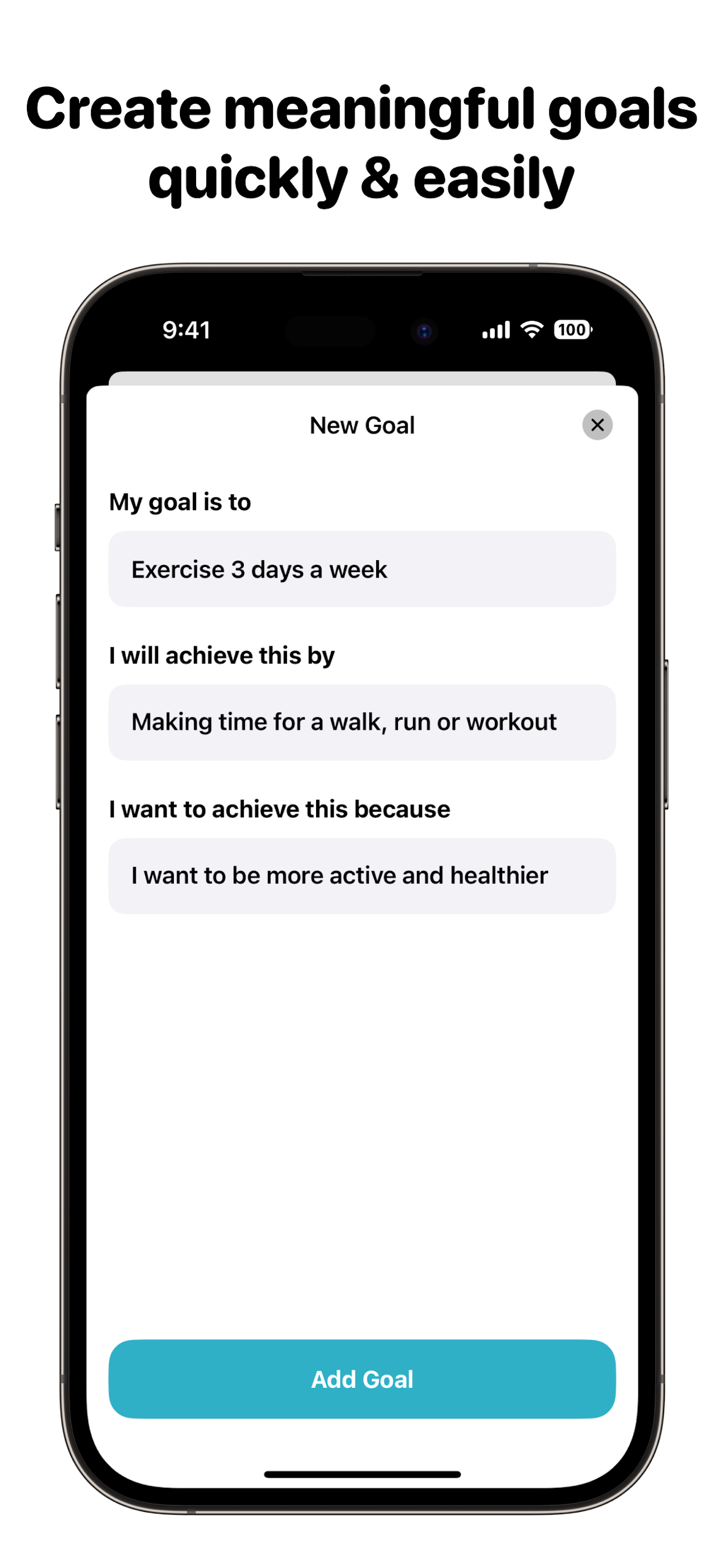 Goal Tracker - Volg uw doelen - Plan, voortgang en bereik doelen media 6