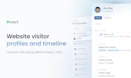 Visitor profiles and timeline by Croct