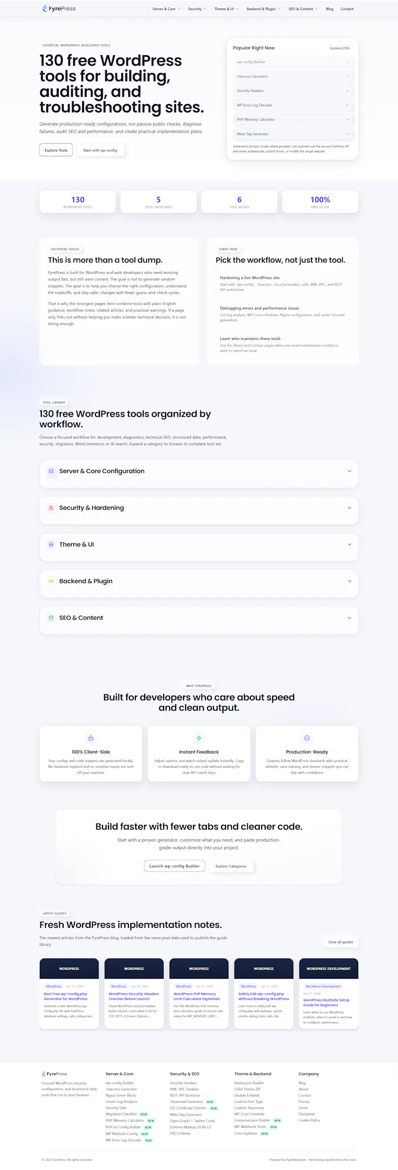 FyrePress screenshot 1