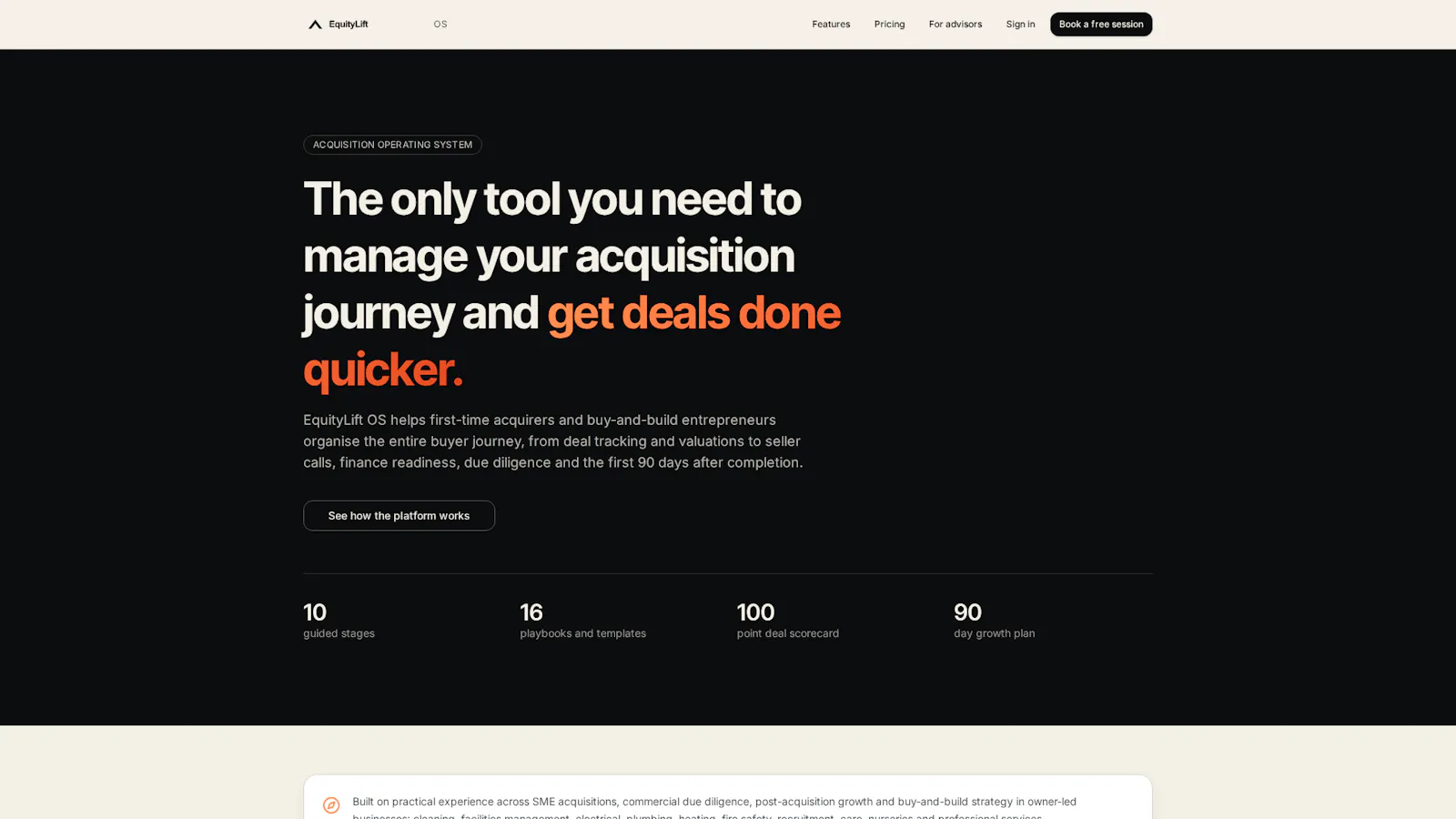 EquityLift OS screenshot 1