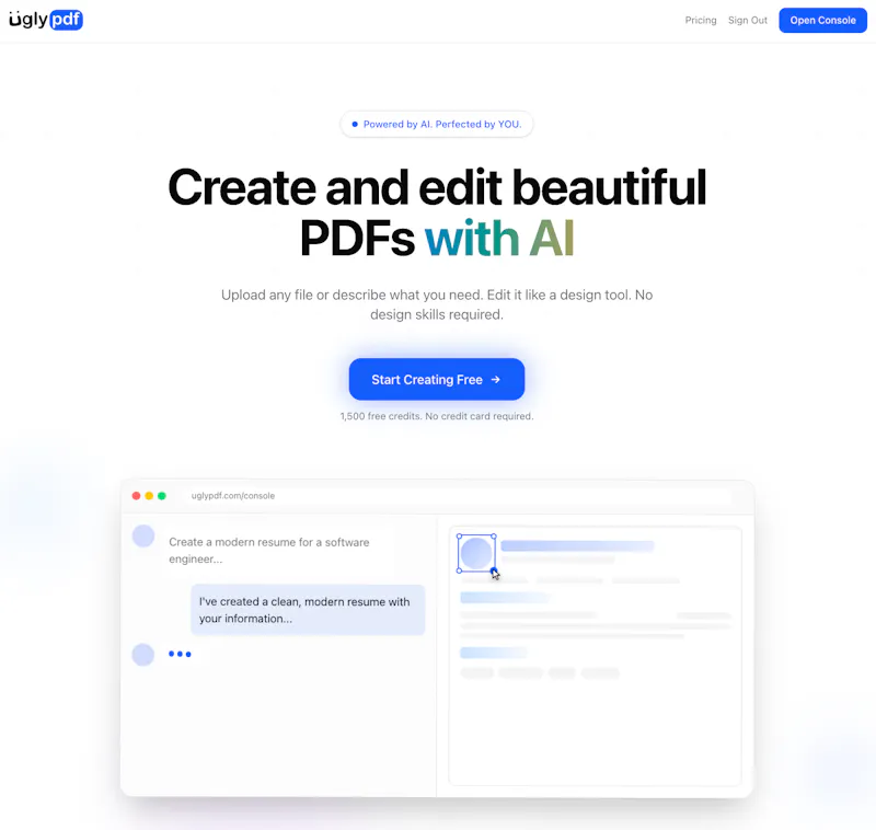 UglyPDF screenshot 2