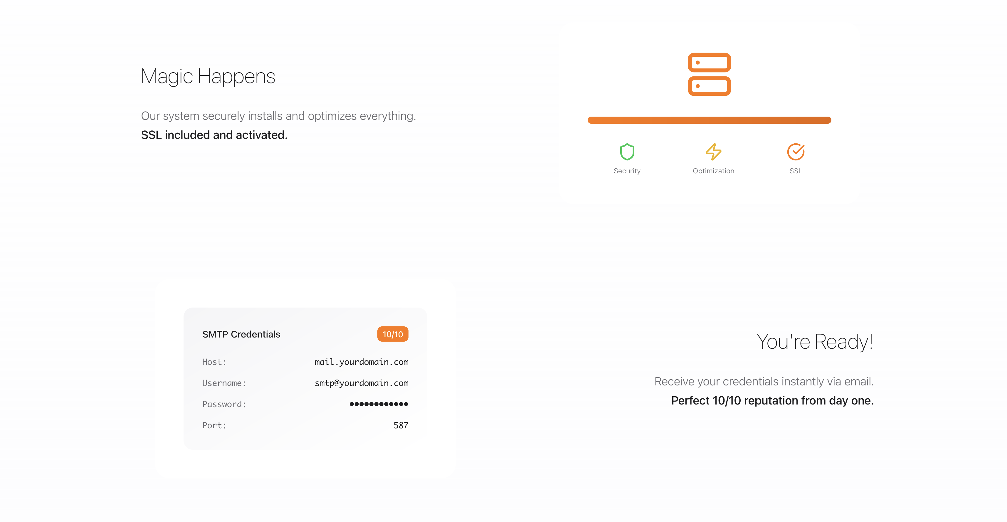 selfhostedsmtp - SMTP Sunucu Kurulumu Saniyeler içinde |10/10 Teslimat Puanı medya 3