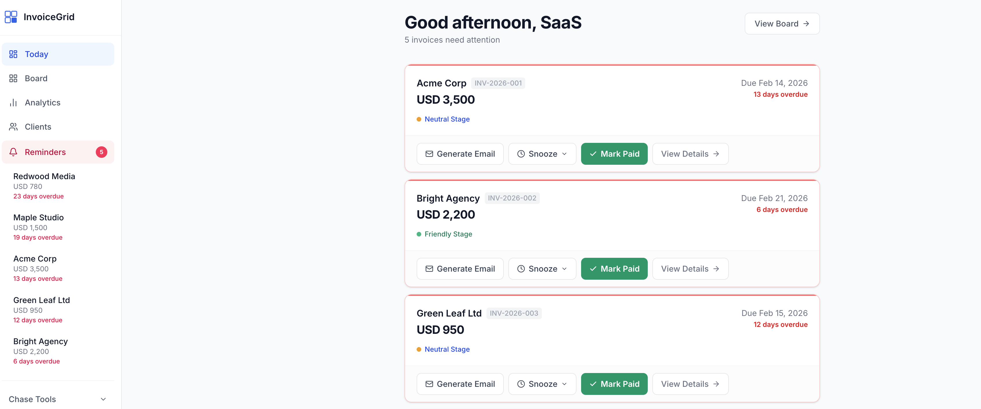 InvoiceGrid - Screenshot 5 showing product features and functionality