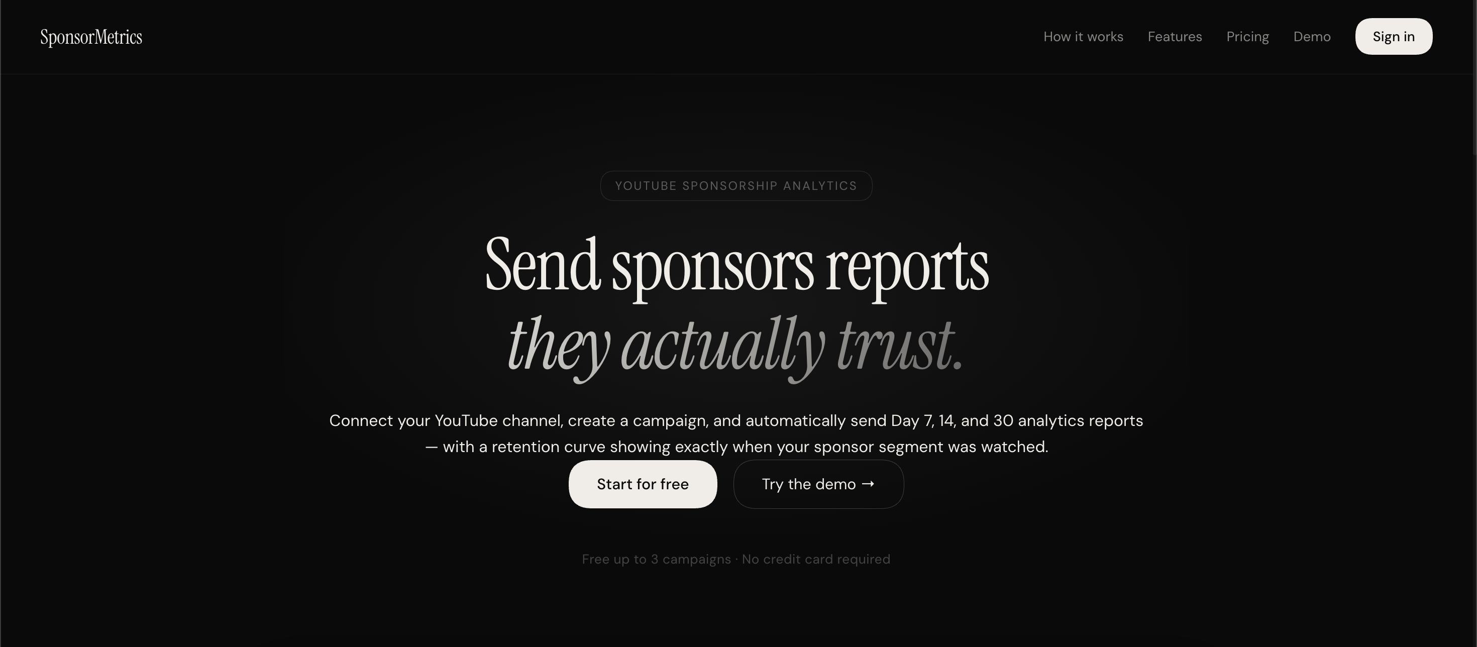 SponsorMetrics gallery image