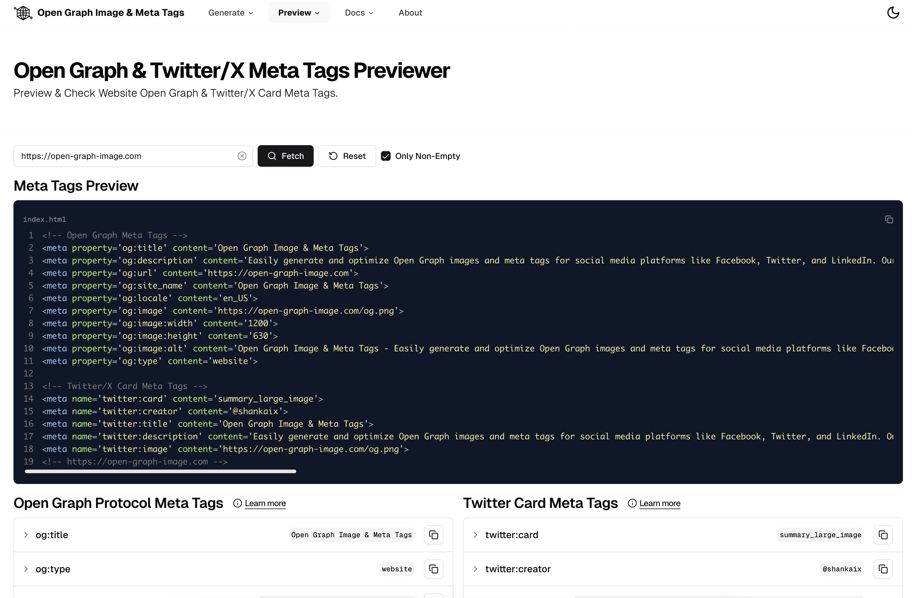 Open Graph Image & Meta Tags gallery image