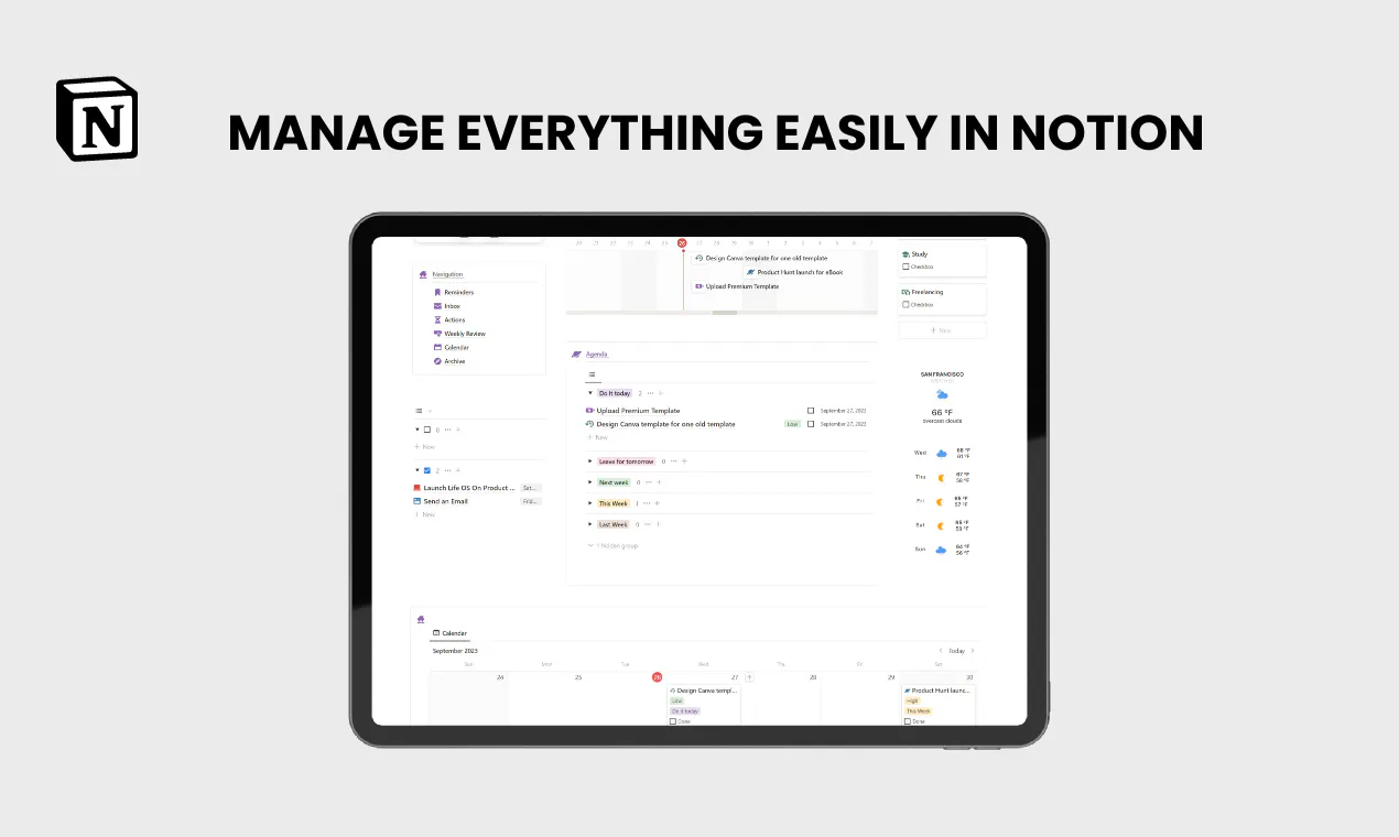 Get Things Done Template gallery image