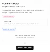 Whisper for Large Audio gallery image