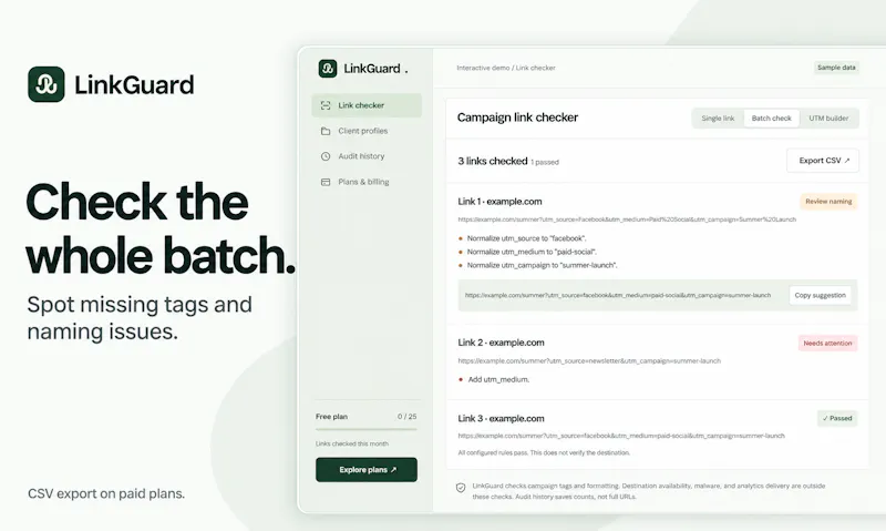 LinkGuard screenshot 2