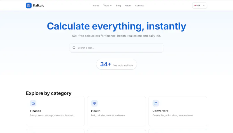 Kalkulo screenshot 3