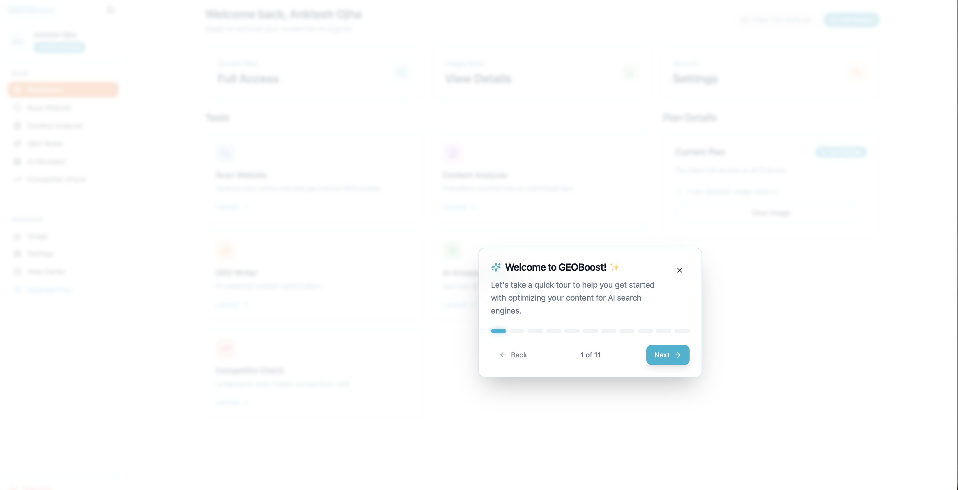 GEOBoost - Screenshot 3 showing product features and functionality