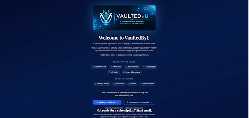VaultedByU screenshot 2