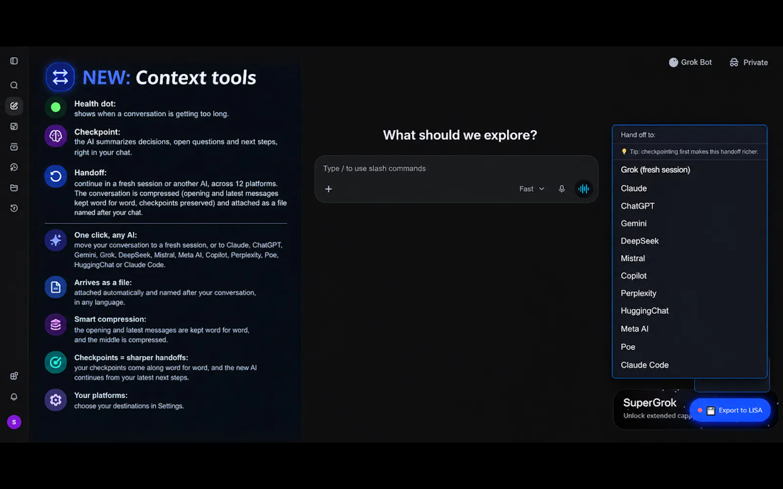 LISA AI Chat Exporter/Library screenshot 5