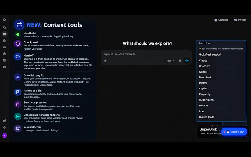 LISA AI Chat Exporter/Library screenshot 5