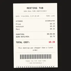 MeetingTab —  findOut meeting costs