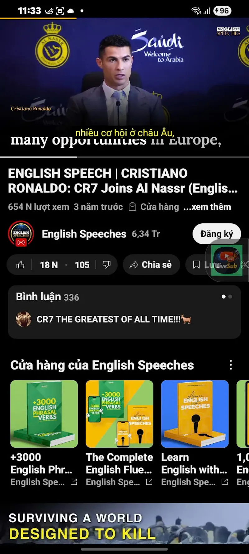 Livesub screenshot 3