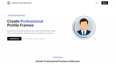 LinkedIn Frame Generator gallery image