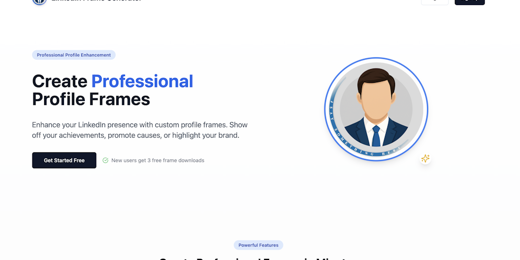 LinkedIn Frame Generator