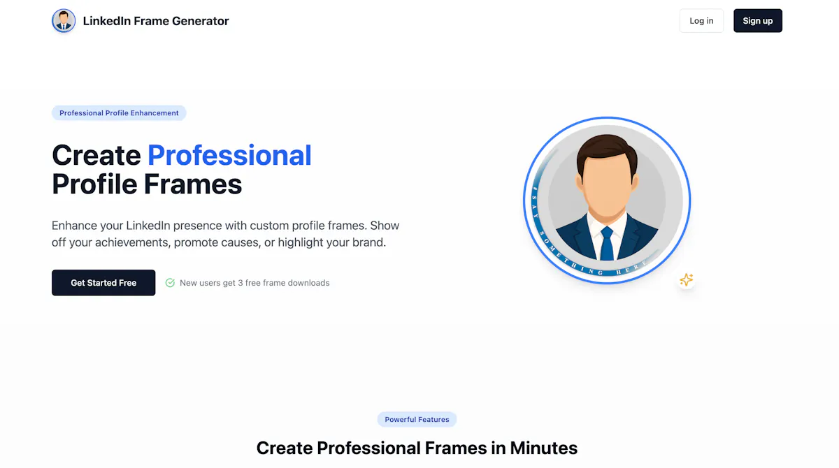 LinkedIn Frame Generator