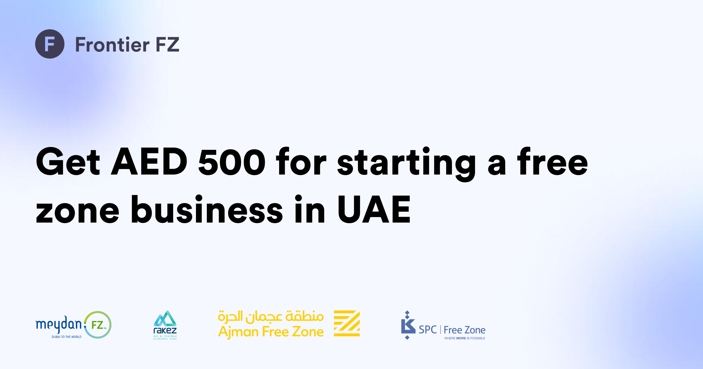 Media Frontier Fz - Dapatkan AED 500 untuk memulakan perniagaan zon bebas di UAE 1