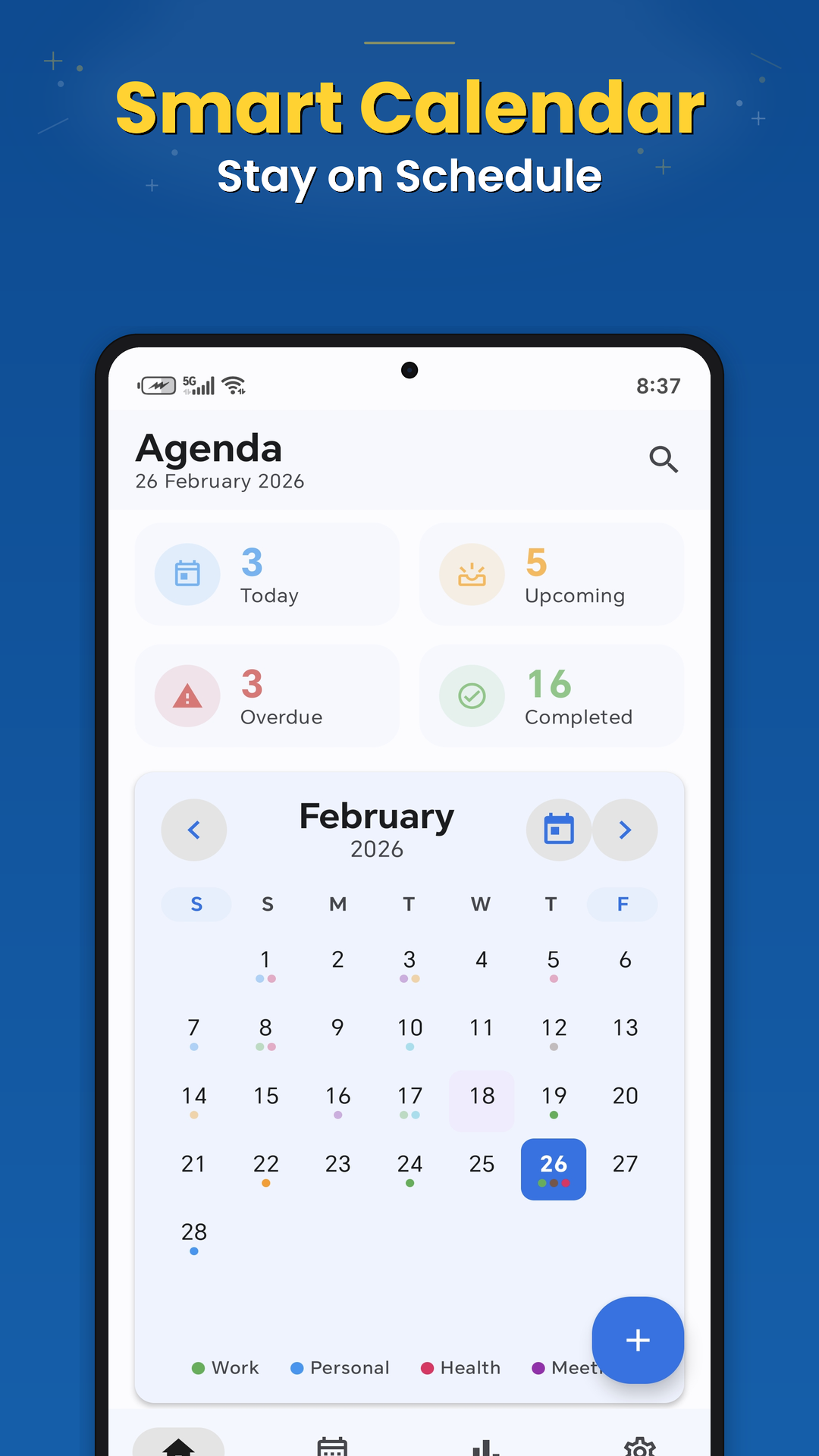 Agenda - Main product screenshot demonstrating key features and user interface