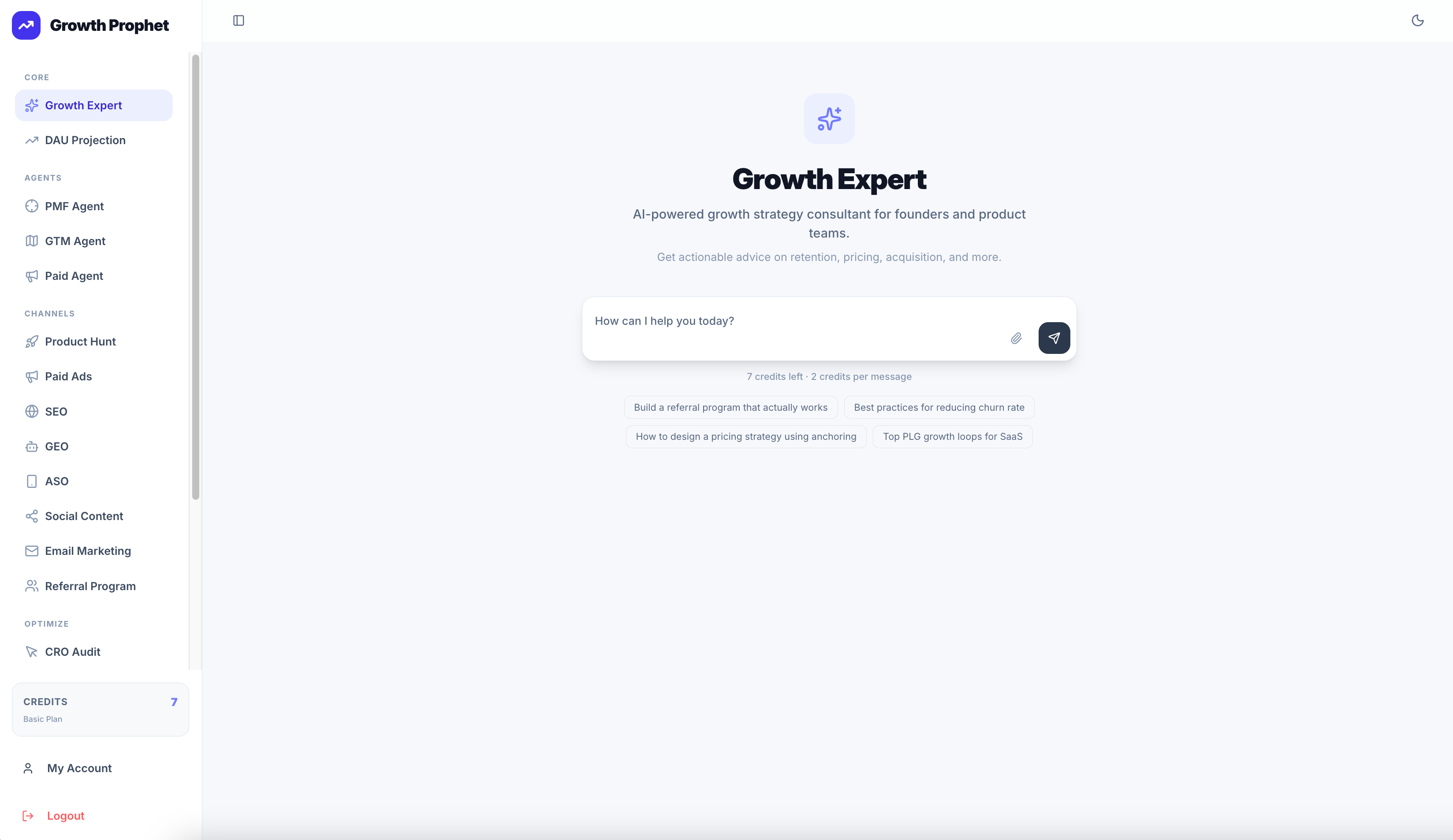 Growth Prophet — AI-driven growth gallery image