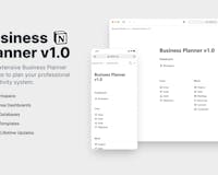 Business Planner v1.0 for Notion media 1