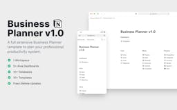 Business Planner v1.0 for Notion media 1