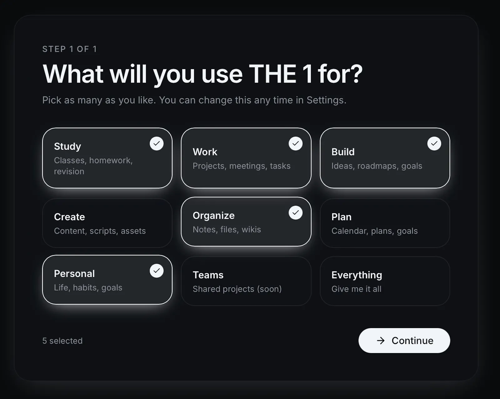 The 1 screenshot 2