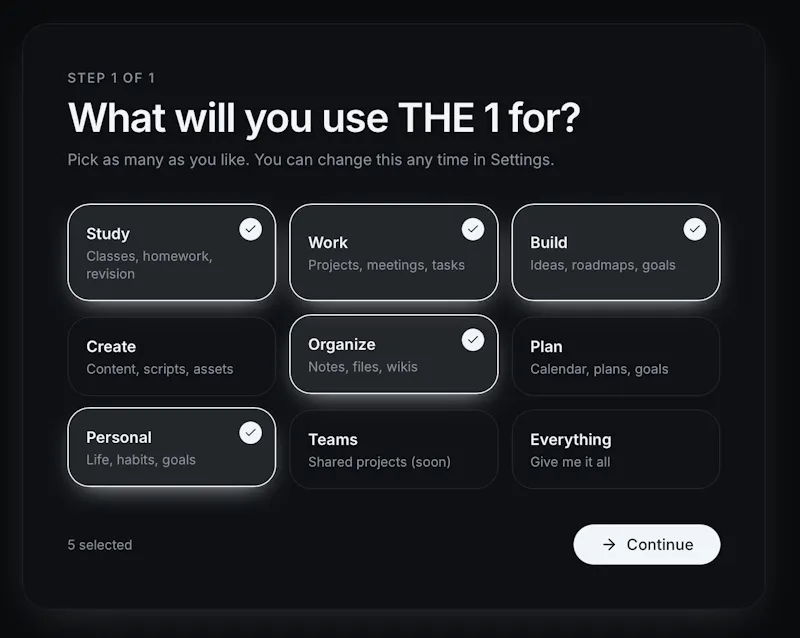 The 1 screenshot 2