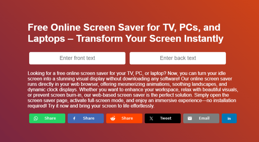 Screen Saver 4K - Screen Saver online gratuito per TV, PC e laptop media 1
