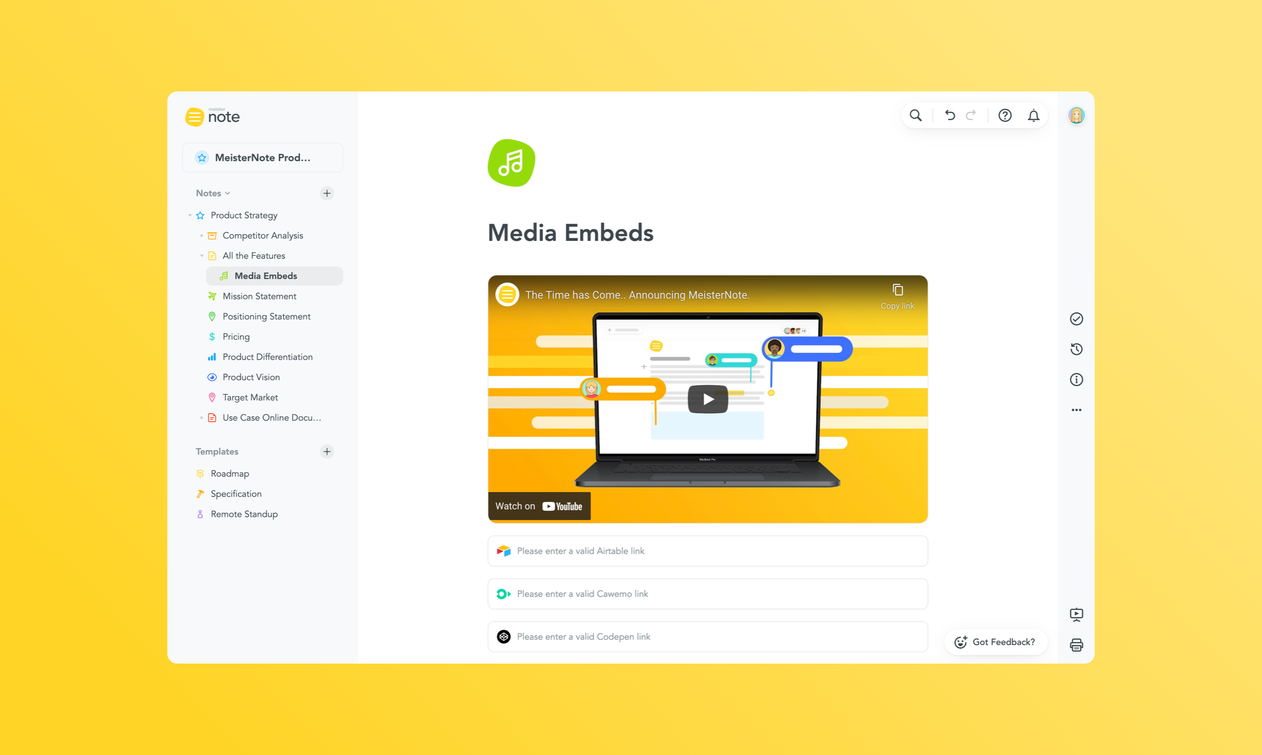 MeisterNote gallery image