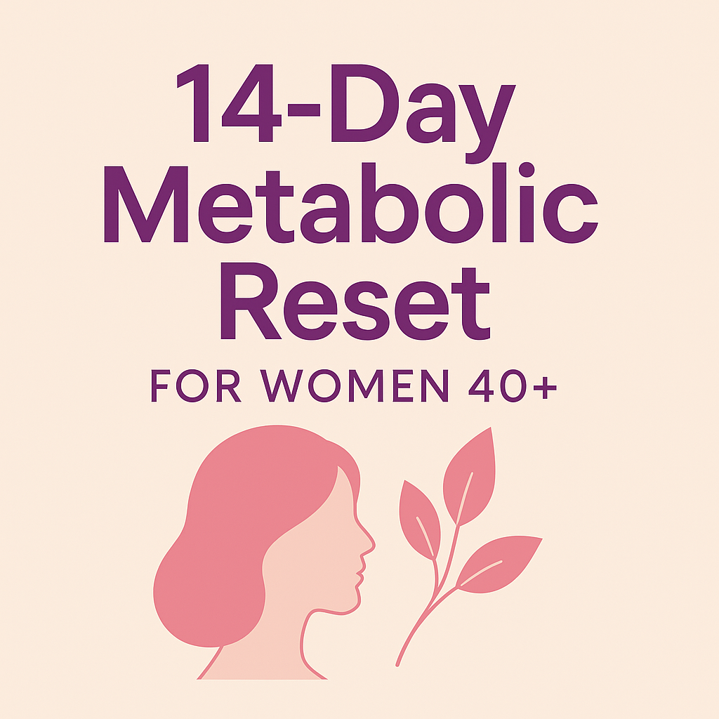 14-Day Metabolic Reset for Women 40+ - Product Hunt launch logo and brand identity