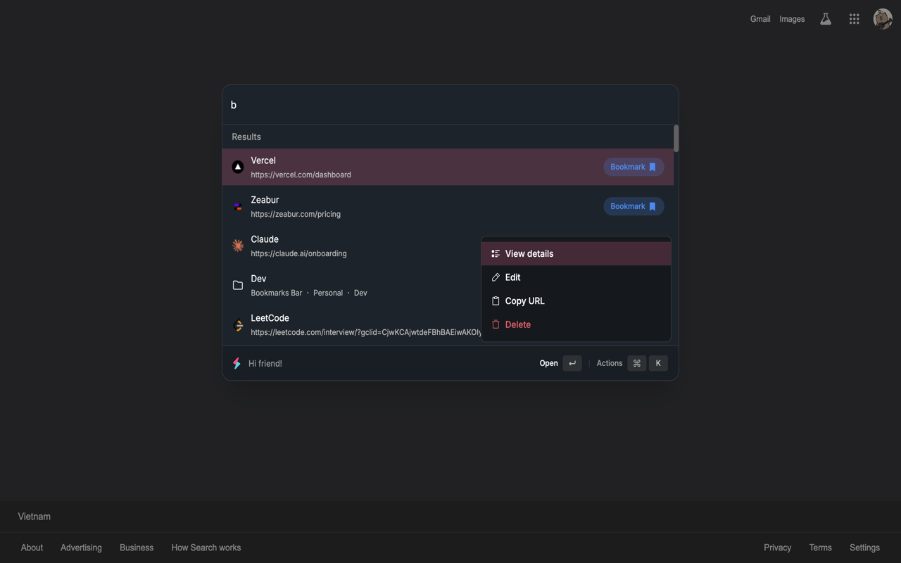 Dyno Command Palette gallery image
