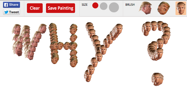 Paint with Donald Trump gallery image