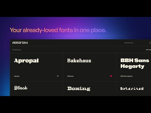 Serif.ing gallery image