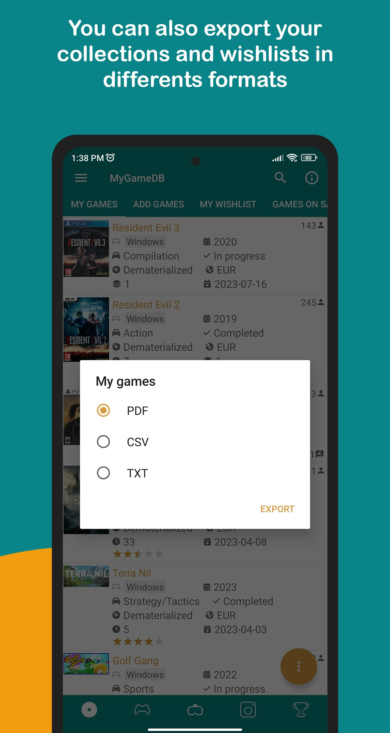 MyGameDB gallery image