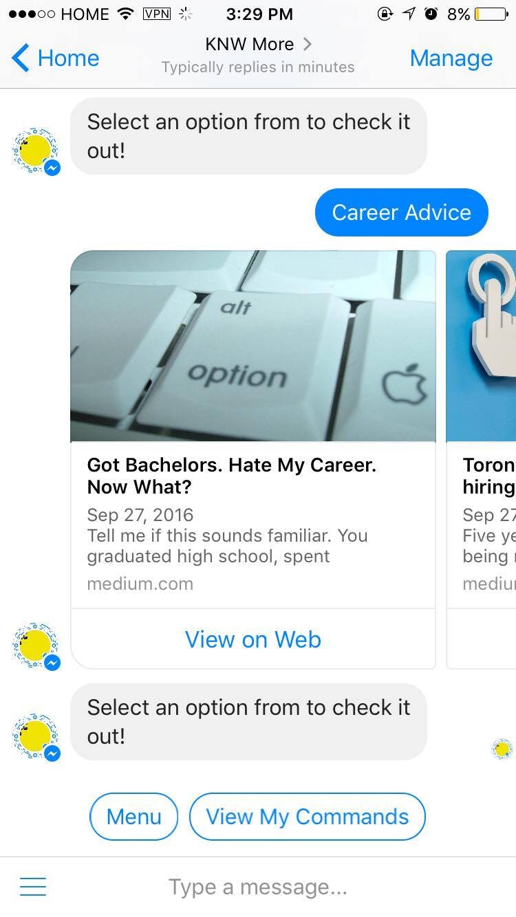 Knw More Bot gallery image