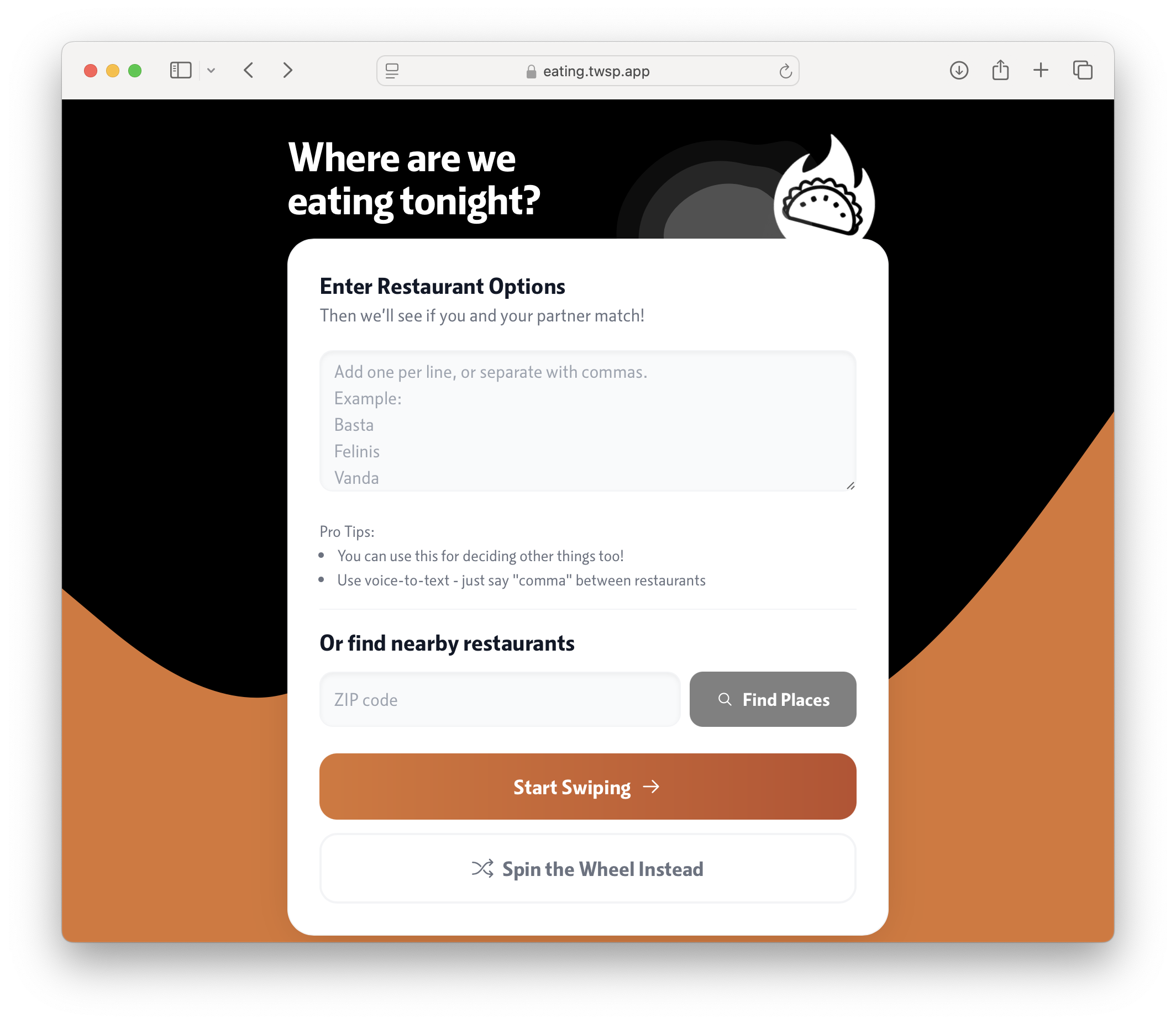 Media Di mana kita makan malam ini? - Akhirnya pilih restoran bersama -swipe, perlawanan, nikmati 2
