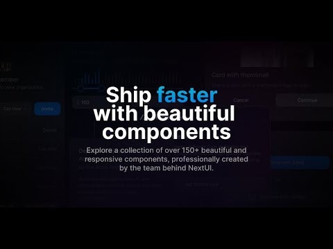 startuptile NextUI Pro-Ship faster with beautiful components