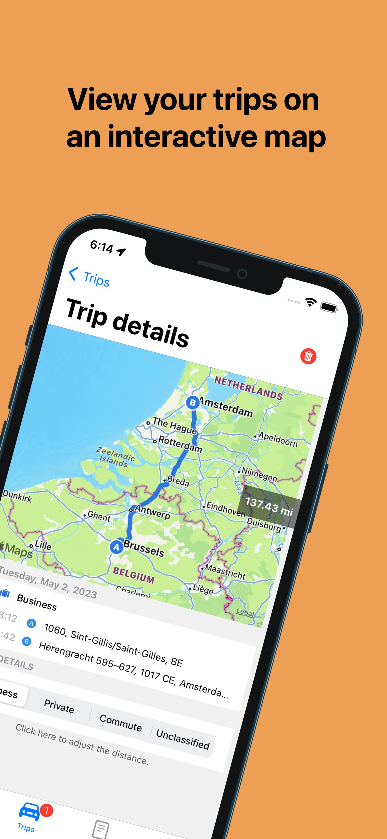 Tripbook - Сэкономьте время и деньги с нашим приложением автоматического пробега Tracker медиа 5
