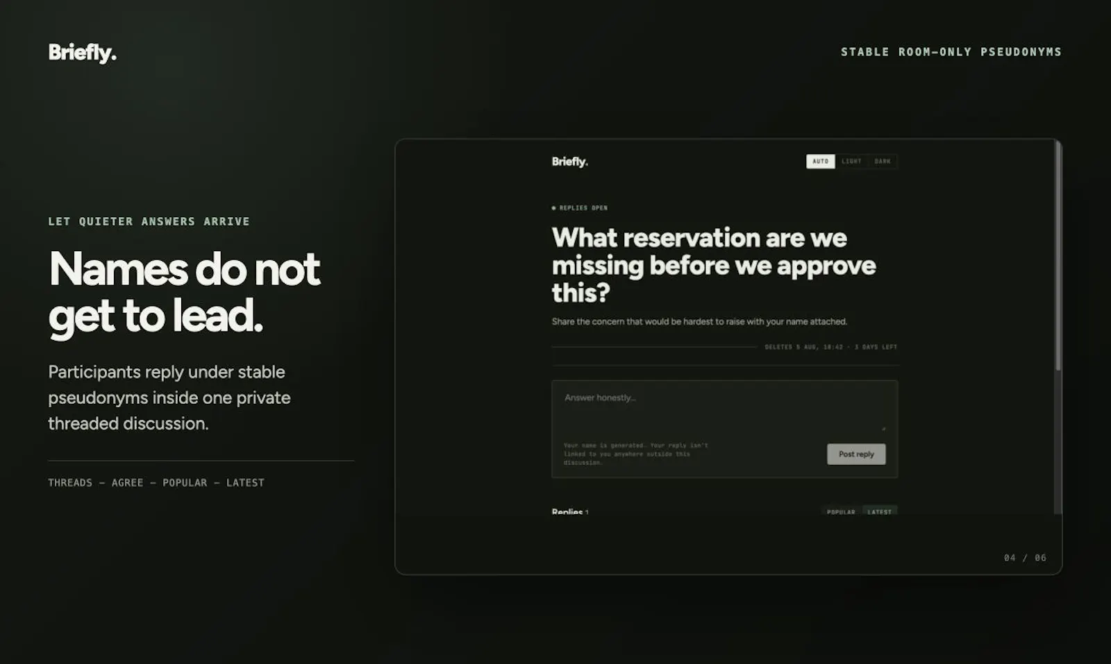 Briefly screenshot 3