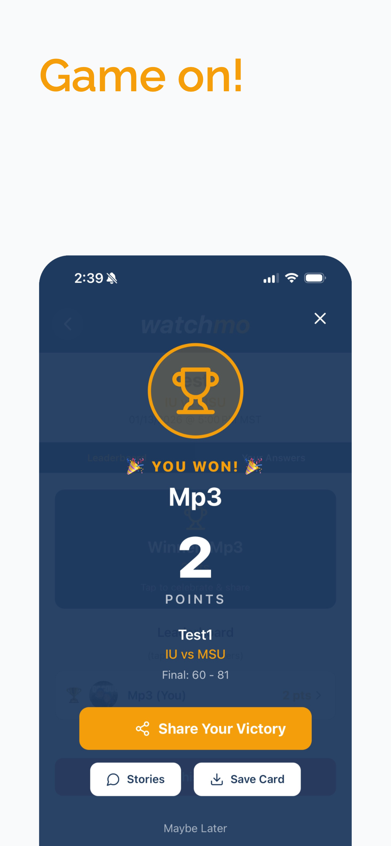 WatchMo Sports App gallery image