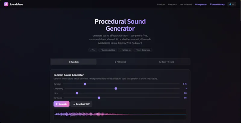 SoundsFree screenshot 1