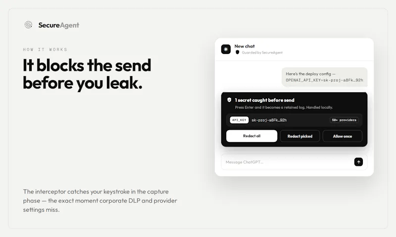 Secure Agent screenshot 2