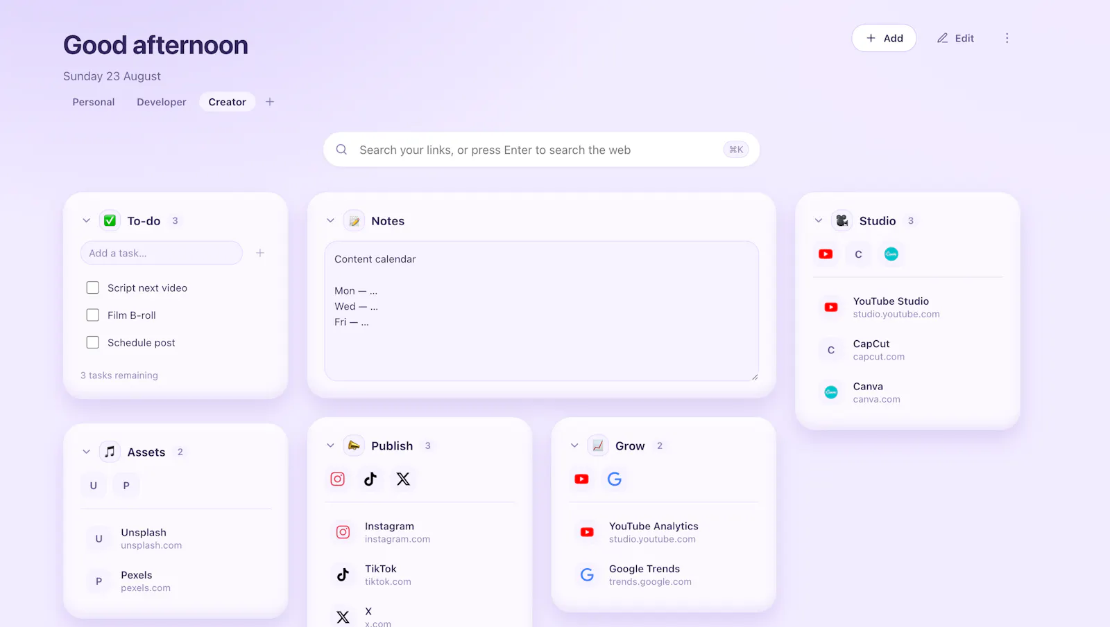 ARC Tab screenshot 4